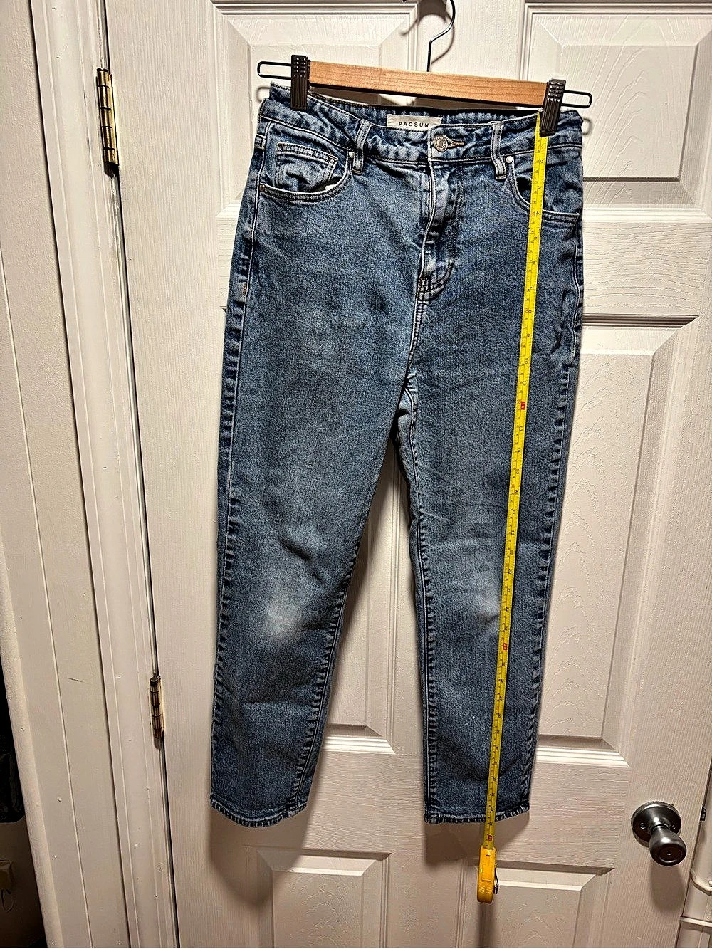 PacSun Light Indigo Mom Jeans Blue Straight Leg Jeans
